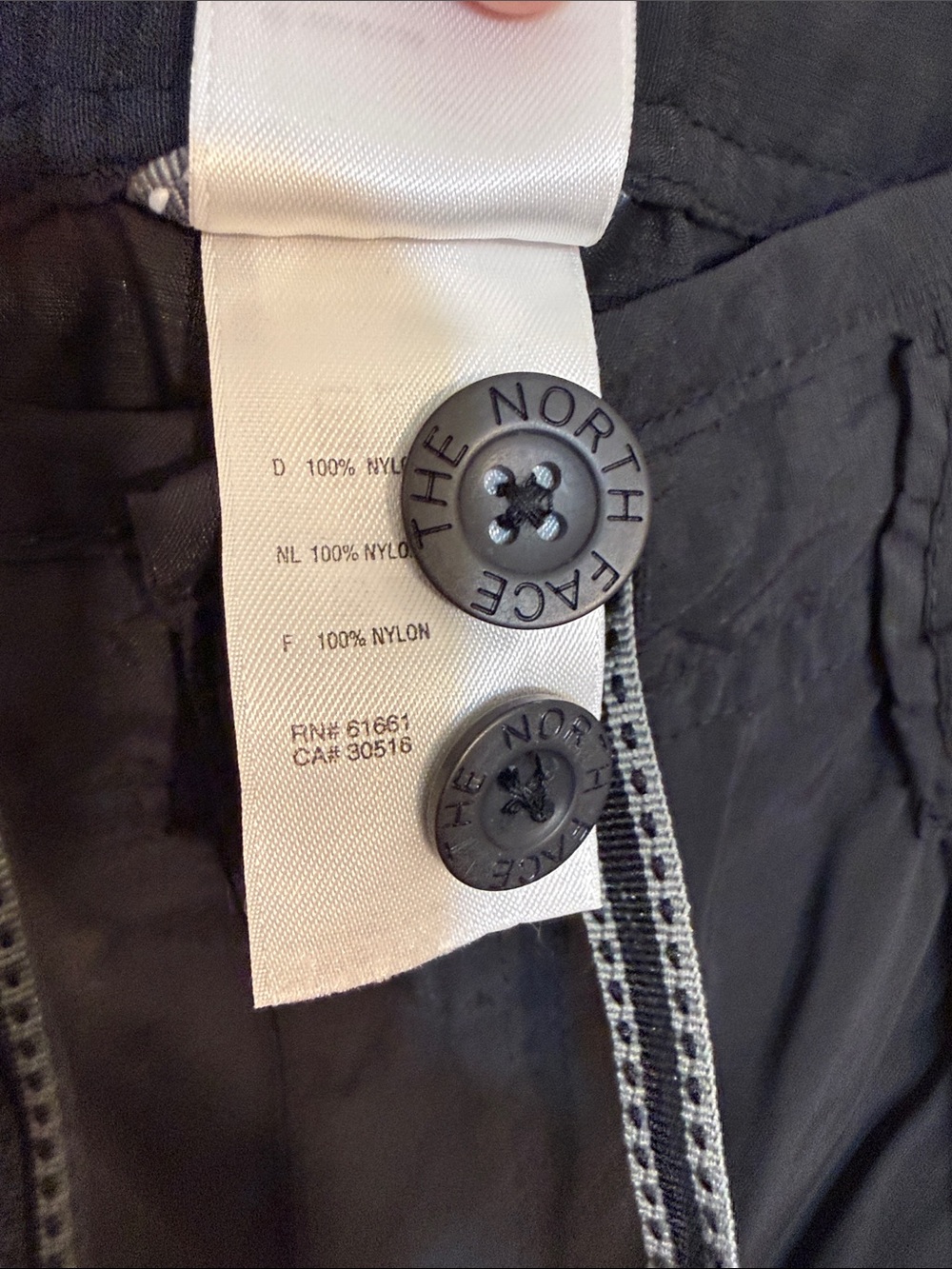 The North Face Womens Black 100% Nylon Outdoor Camping Hiking Roll Up Leg 14 - Picture 3 of 5
